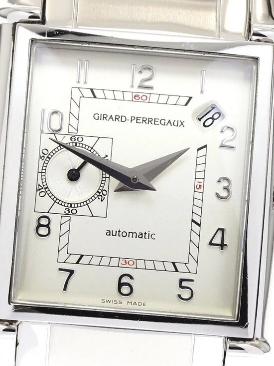 GIRARD PERREGAUX Vintage 1945 25932-11-111-1 Silver Dial Automatic Men\'s_905658 main image 7